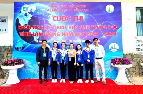 CUỘC THI KHOA HỌC KỸ THUẬT HỌC SINH TRUNG HỌC NĂM HỌC 2023-2024