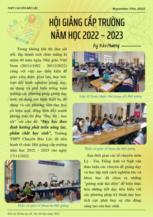 Hội giảng cấp trường