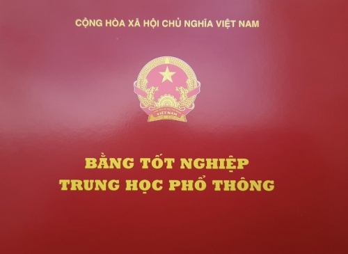 Thông báo nhận bằng tốt nghiệp THPT năm 2020