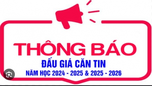 Thông tin đấu thầu căn tin trường THPT Chuyên Bảo Lộc năm học 2024-2025