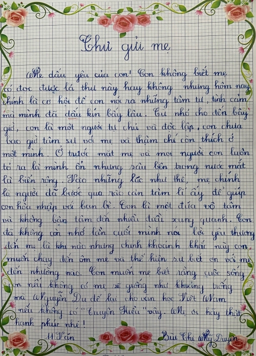 Thư gửi Mẹ!